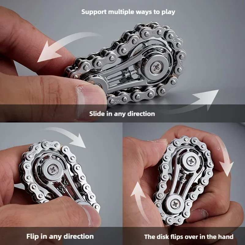 Enhanced Metal Fidget Spinner Toy for Stress Relief and Focus