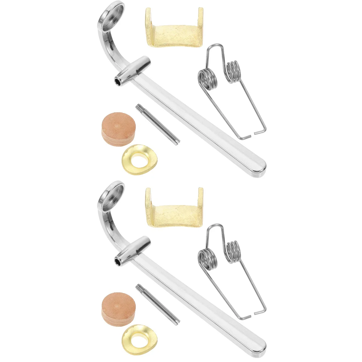 

2 Sets Trombone Water Key Cork Pads Drain Valves Accessory Wind Instruments Accessory