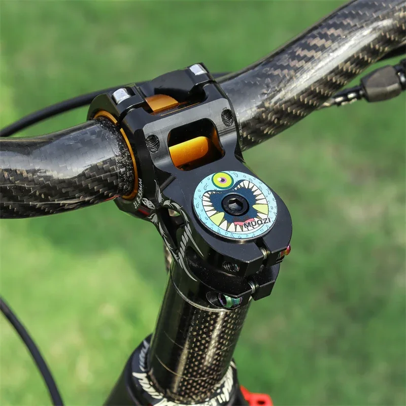 Headset Top Cap With M6x35mm Bolt Bike Aluminum Alloy Ultralight Stem Cap Compatible with All Road MTB 1-1/8" Fork Steerer bike stem cap,bicycle head cap