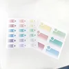 60/90/180 Sheets Transparent PET Waterproof Sticky Note Pads Notepads Posits for School Stationery Office Supplies 4