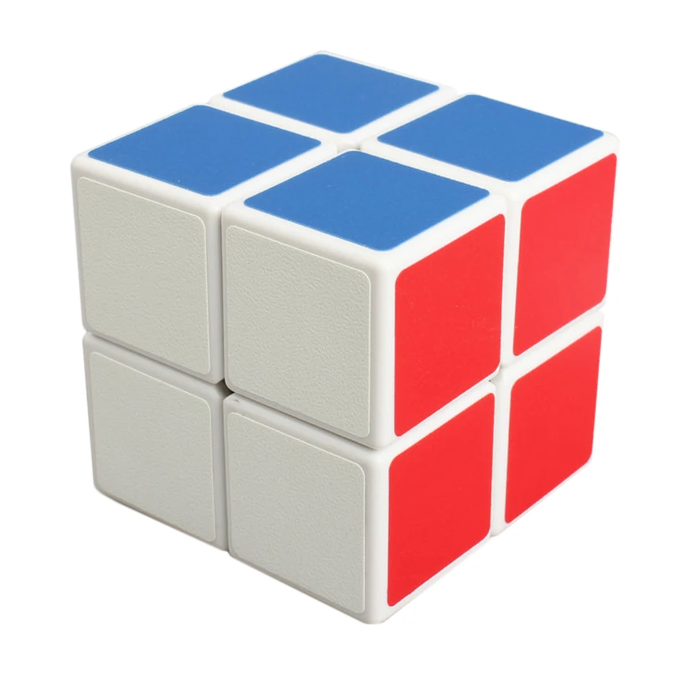 2X2 Magic Cube 2 By 2 Cube Speed Pocket Sticker Puzzle Cube Professional Educational Toys For Children 2x2x2 Mini Pocket Cube