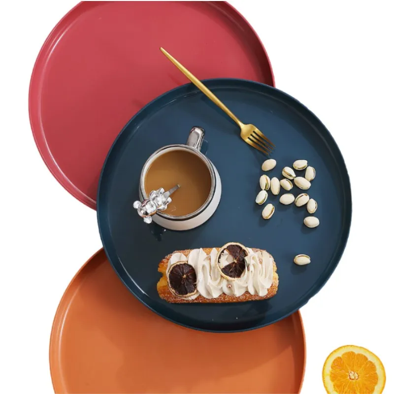 1/4/6 قطعة الشمال القمح القش لوحة أطباق فاكهه أطبا...