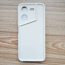 Sleek Black Silicone TPU Back Cover Bumper - Slim and Durable Phone Protection for Tecno Pova 5 Pro (Tyjt white)