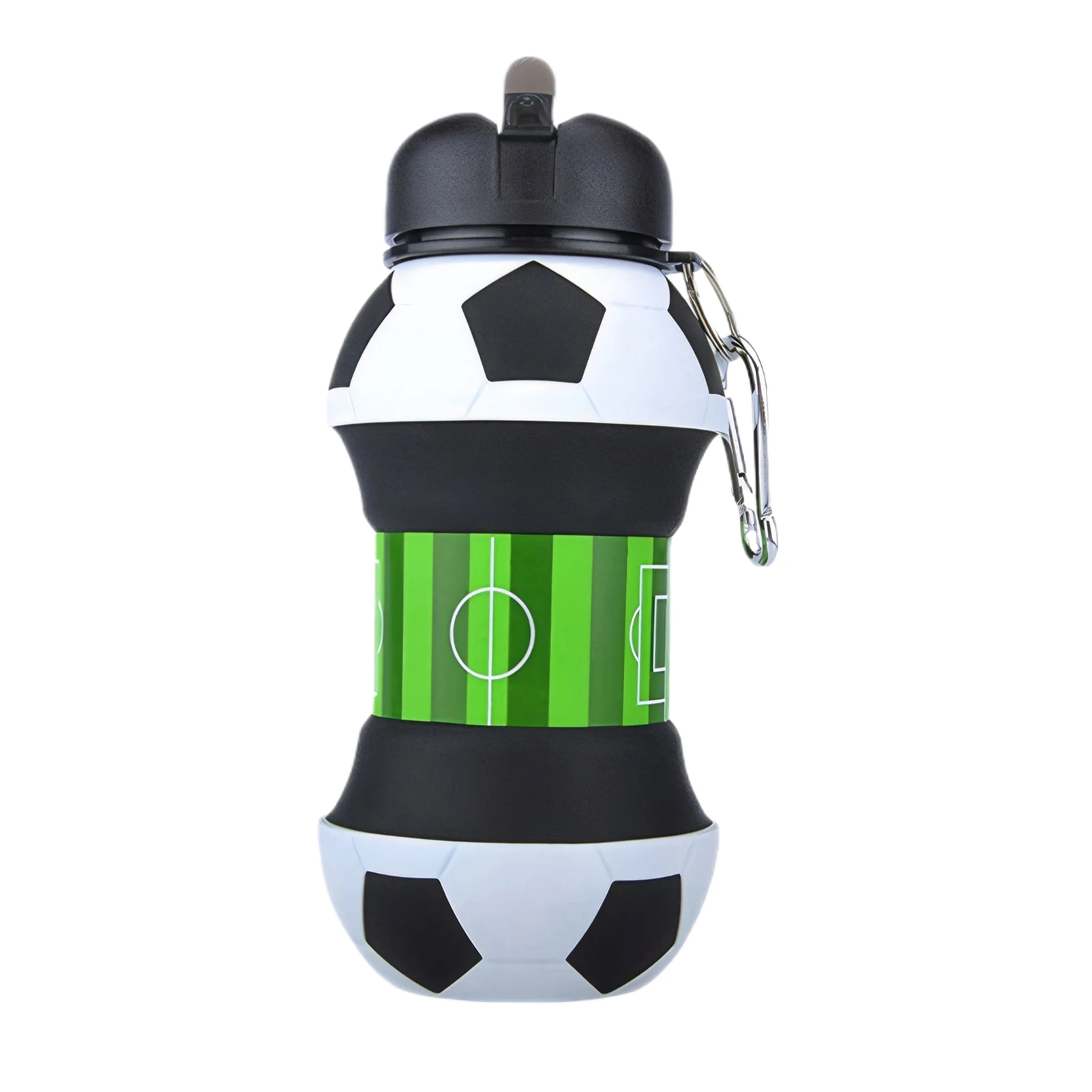 Description Picture 2 of itemFold Water Bottle Cups Mug Outdoor Sports Basketball Football Baseball Tennis Golf School Leakproof Portable Kids Water Bottle