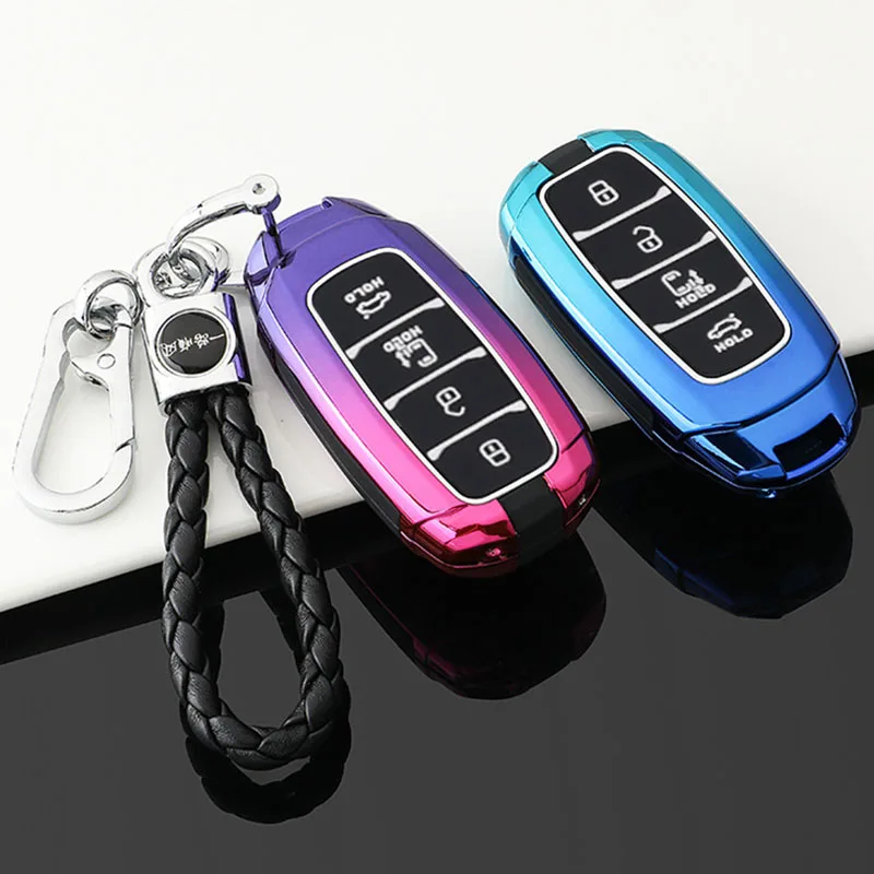 Custodia-per-chiave-auto-per-Hyundai-Palisade-SEL-Veloster-Santa-Fe-Ev-Encino-Solaris-Azera-Grandeur.jpg Custodia per chiave auto per Hyundai Palisade SEL Veloster Santa Fe Ev Encino Solaris Azera Grandeur Ig Accent portachiavi accessori - Custodia per chiave auto per Hyundai Palisade SEL Veloster Santa Fe Ev Encino Solaris Azera Grandeur