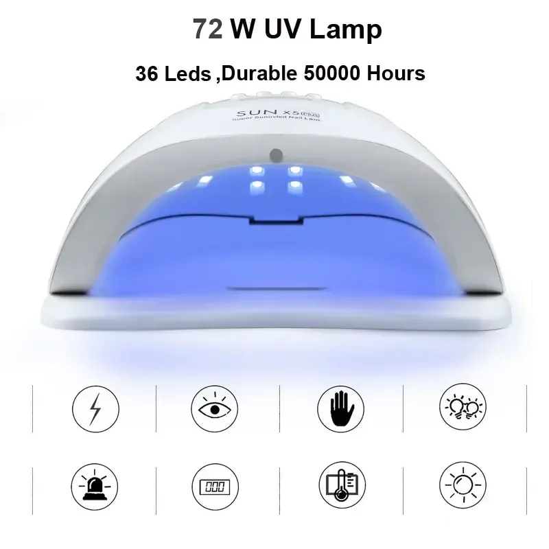 Nail Drying Lamp UV Curing Lamp Naughty Bird UV LED Lamp For Nail Manicure 36 LEDS Professional Gel Polish Drying Lamps With Timer Auto Sensor Equipment Tools