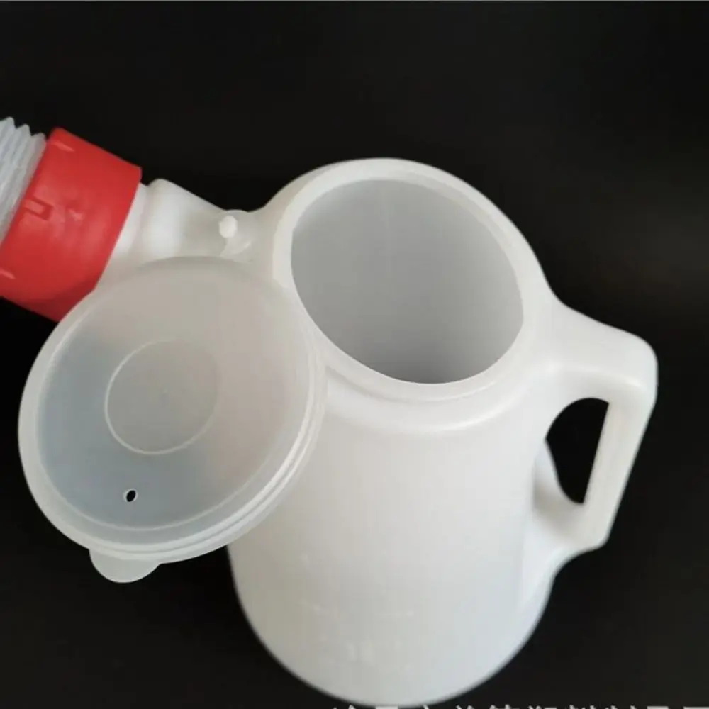 Plastic oil jug 1.2/2/3/4/5 Litre with pouring spout for car motorcycle