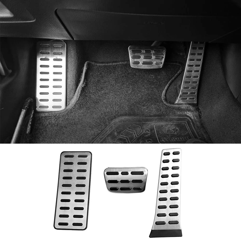 Car Fuel Brake Foot Rest Pedal Cover For Hyundai Veloster FS i30 ix35