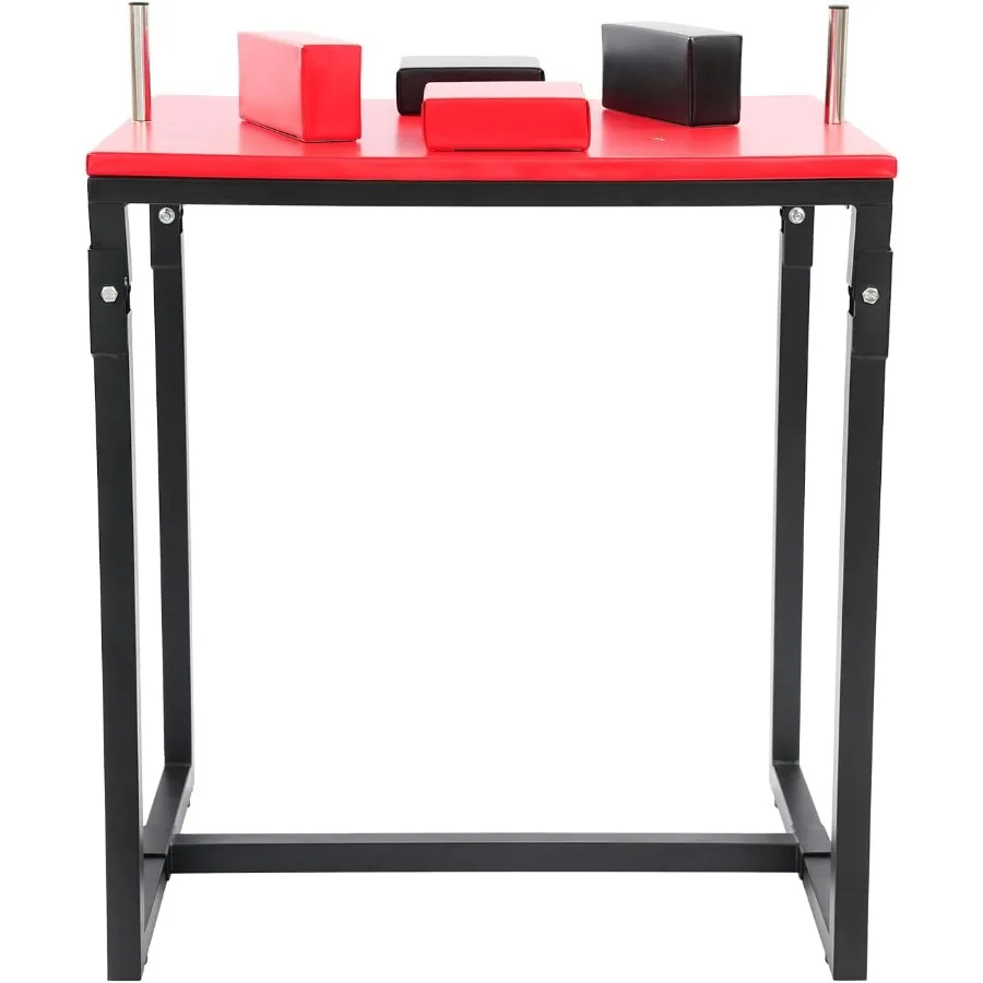 Arm Wrestling Table - Professional Arm Wrestling Battle Table with Elbow &Forearm Pads, Handles Competition Training Table for H