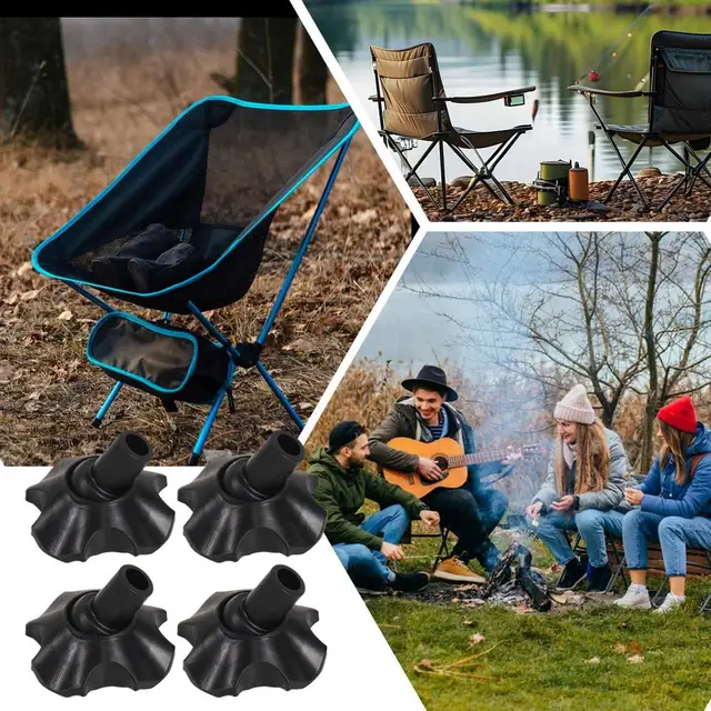 Camping Chair Chair Leg Protectors For Outdoor Furniture Rubber