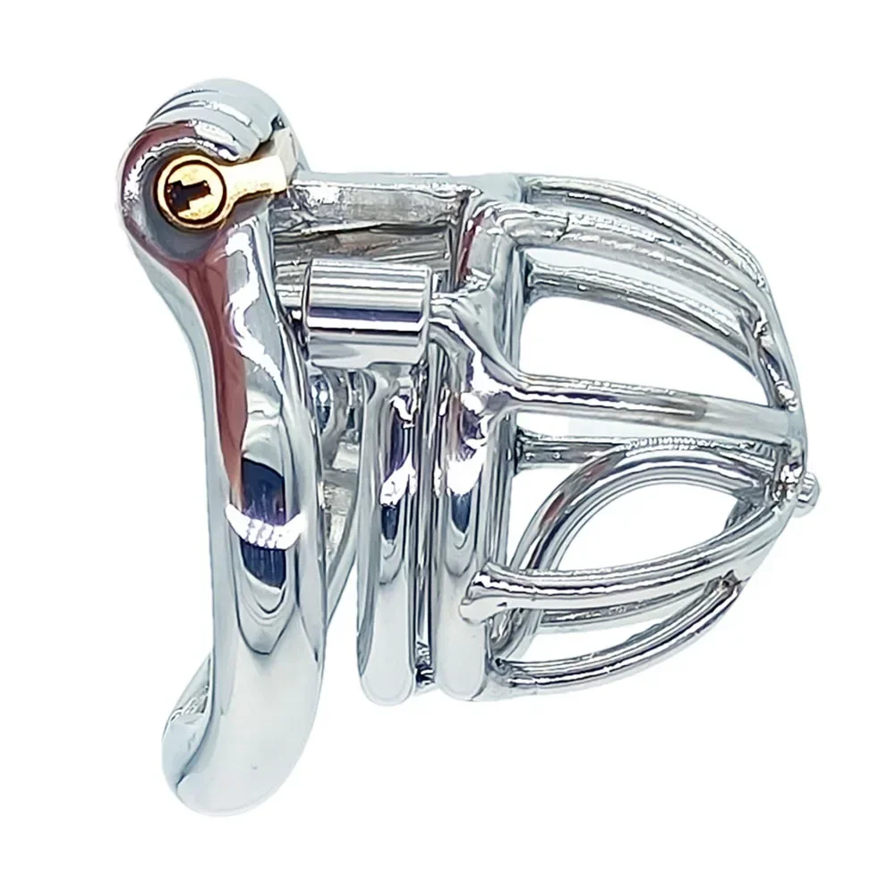 Stainless Steel Male Chastity Device Removable PA Puncture Cock Cage Penis Ring Sex Toys For Men Erotic Urethral Lock penis chastity cage chastity lock sex toy chastity cage accessory penis cock ring