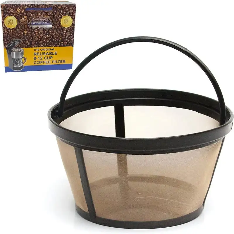 

Reusable 8-12 Cup Basket Coffee Filter fits Mr. Coffee Makers and Brewers, Replaces your Paper Coffee Filters