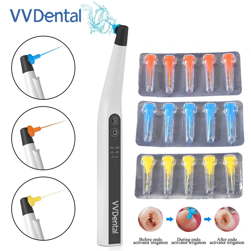 VVDentalEndodonticActivatorSonicIrrigatorwith60TipsforRoot