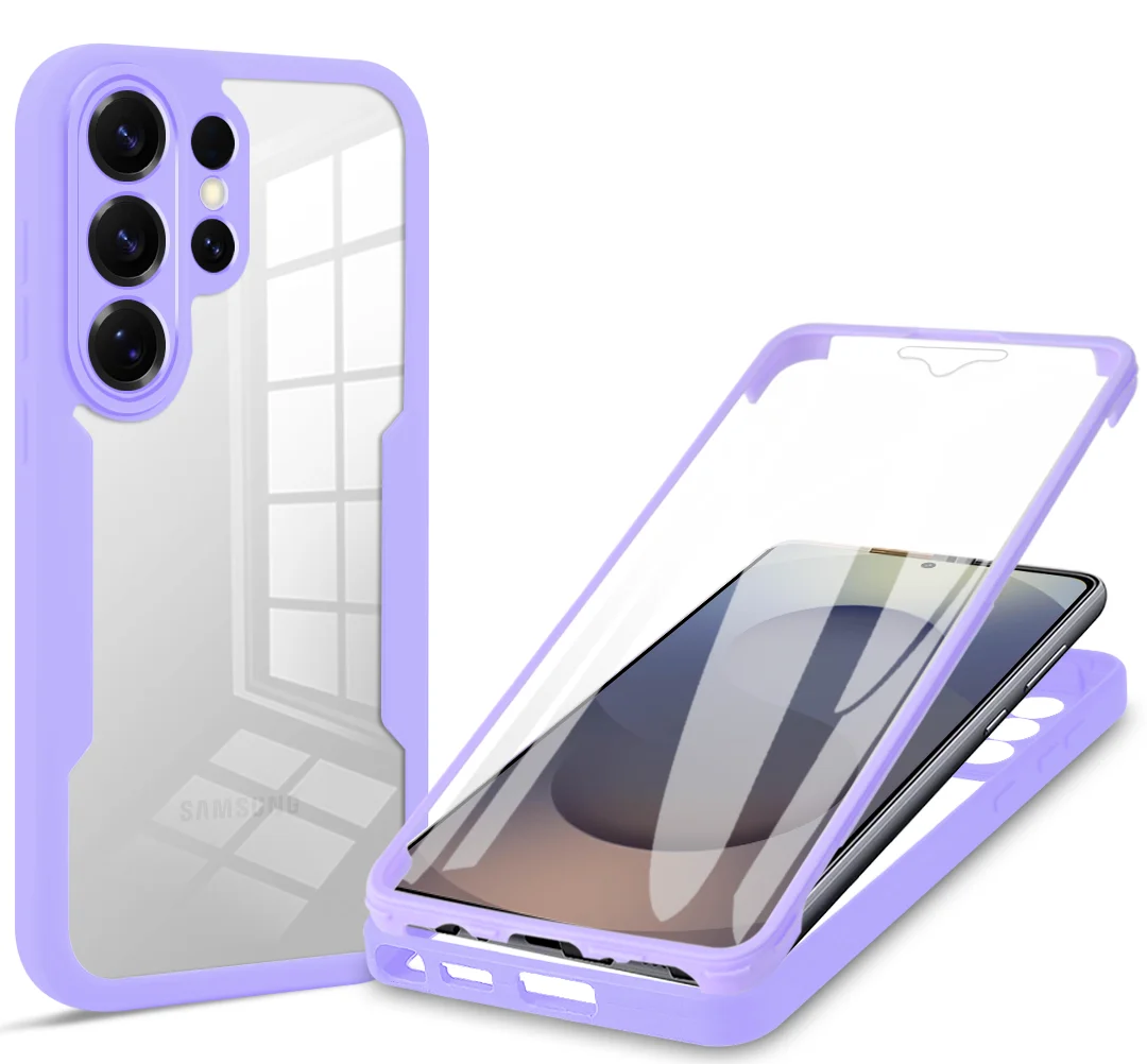 Ultimate Double Layer 360 Protection Case with Clear TPU Soft Film Screen Cover