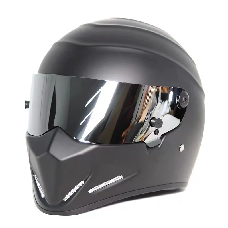 Vintage Motorcycle Helmet Full Face | Helmet Motorcycle