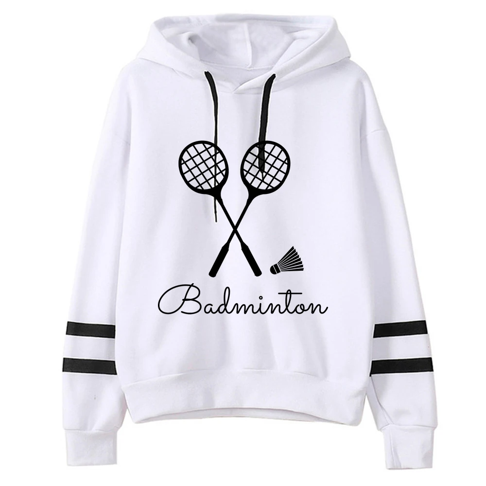 

Badminton hoodies women Korean style funny Fleece sweater female Fleece tracksuit