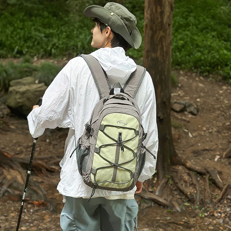 Outdoor hiking backpack, large capacity waterproof backpack, unisex with computer compartment, travel camping backpack