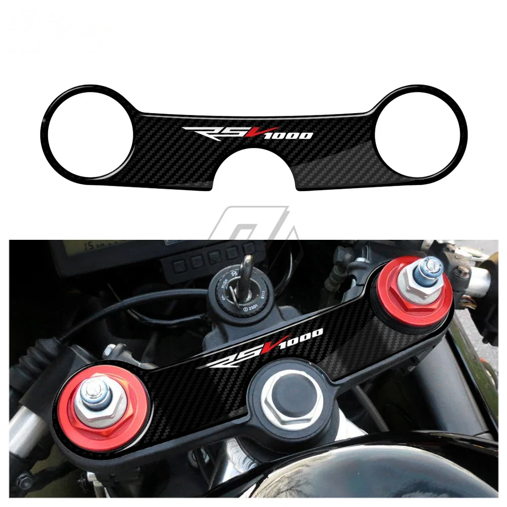 

For Aprilia RSV1000 and FALCO 3D Carbon Fiber Triple Tree Yoke Cover Protector Tank Pad