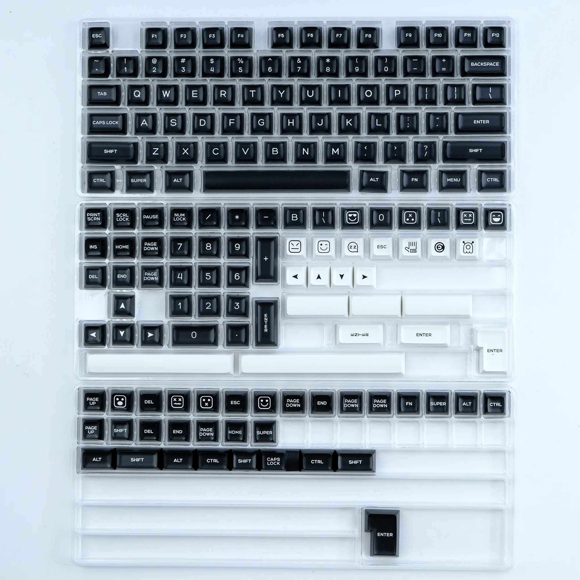 KBDiy 160 teclas/juego de teclas romanas PBT DYE-SUB SA perfil doble disparo personalizado ISO teclas mecánicas para teclado para jugar