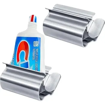 1pc In Acciaio Inox Wringer Rullo Ruota Dispenser per Unguenti Cosmetici Accessori Per Il Bagno Dentifricio Spremiagrumi Tubo Rullo 1