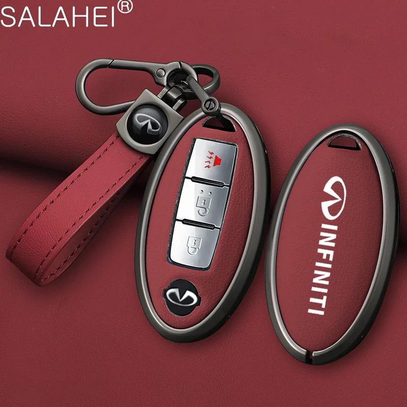 

Car Key Case Cover Fob For Infiniti G25 G35 G37 Q40 Q50 Q60 Q70 Q80 QX50 QX56 QX60 QX70 QX80 EX35 FX35 FX45 M35 M37 M45 M56 JX35