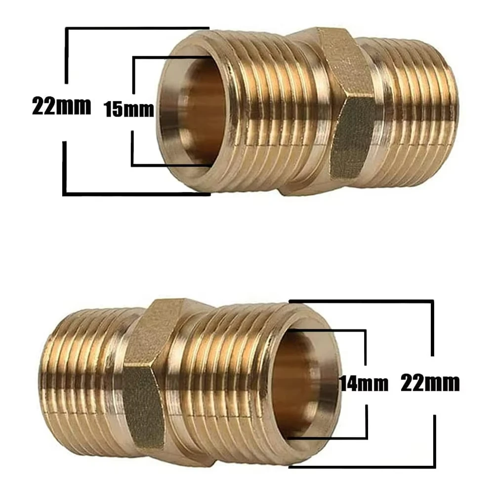 High Pressure Washer Hose Cord Pipe CarWash Hose Water Cleaning Extension Hose M22-Pin 14/15 for Karcher Elitech Interskol Huter 4