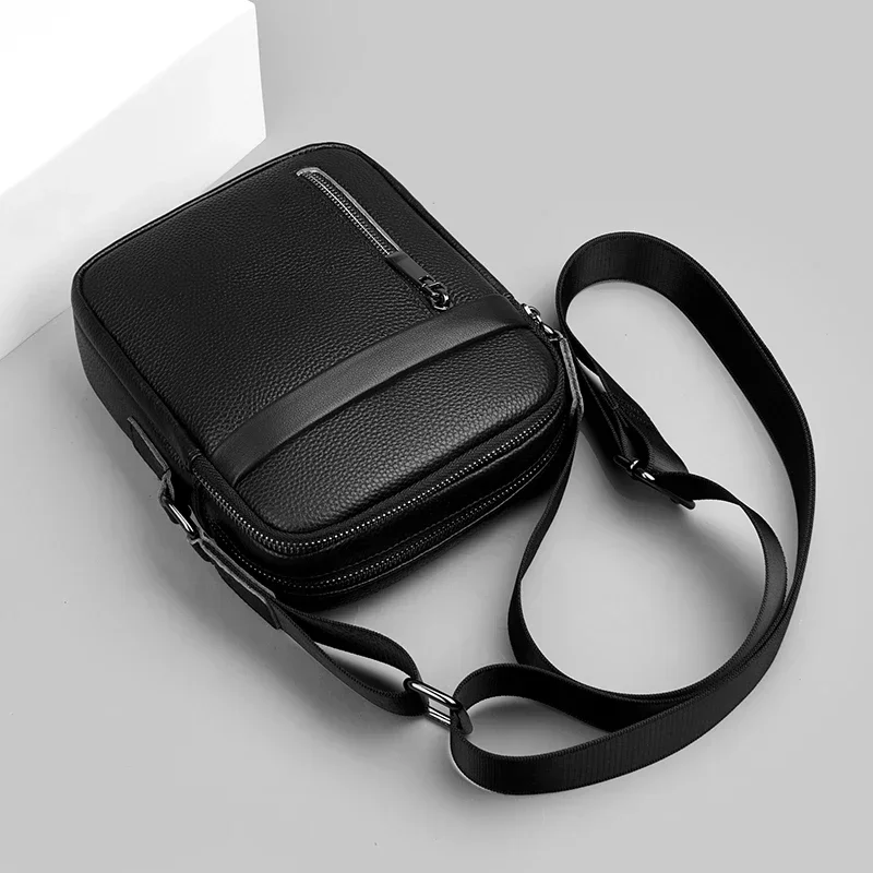 High Quality Genuine Leather shoulder bag men crossbody bag men 's Cow leather handbag 's messenger