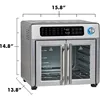Emeril Lagasse 26 QT Extra Large Air Fryer, Convection Toaster Oven with French Doors, Stainless Steel 3