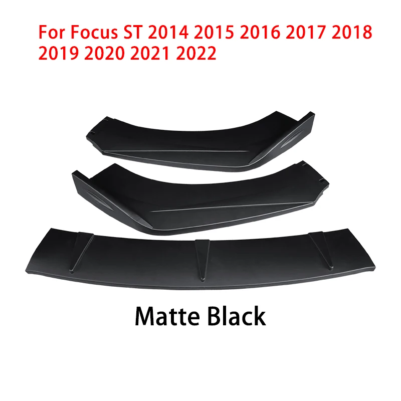For Ford Focus St Mk4 2018 2019 2020 2021 Gloss Black Car Rear Bumpers Lips  Body Kits Spoiler Splitter Diffuser Accessories - Bumpers - AliExpress