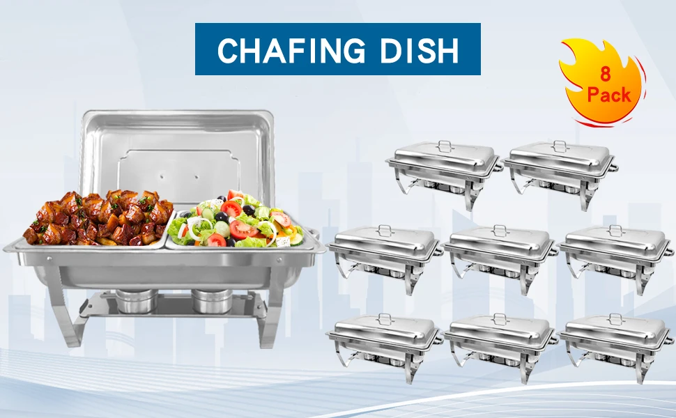 8 pack chafing dish