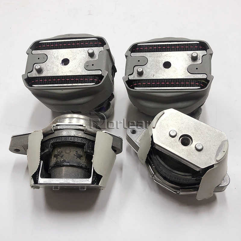 4PCS Engine Gearbox Mount Set For Bentley Continental Flying Spur GT GTC SuperSports Convertible 06-18 3W0199381R 3D0399151AF