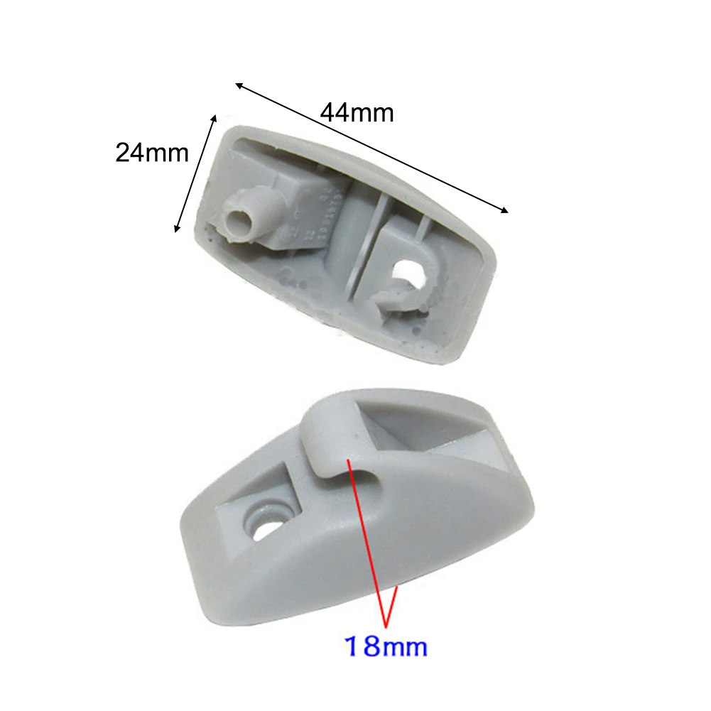Accessories Sun Visor Clip 191857559 2Pcs Sun Visor Support Clip Easy Installation For MK1 1979-1984 For Rabbit 1979-1984 Hook 1pcs car front right sun visor clip fixed clamp for corolla 2003 12 for byd f3 f3r sun visor rotation shaft replacement
