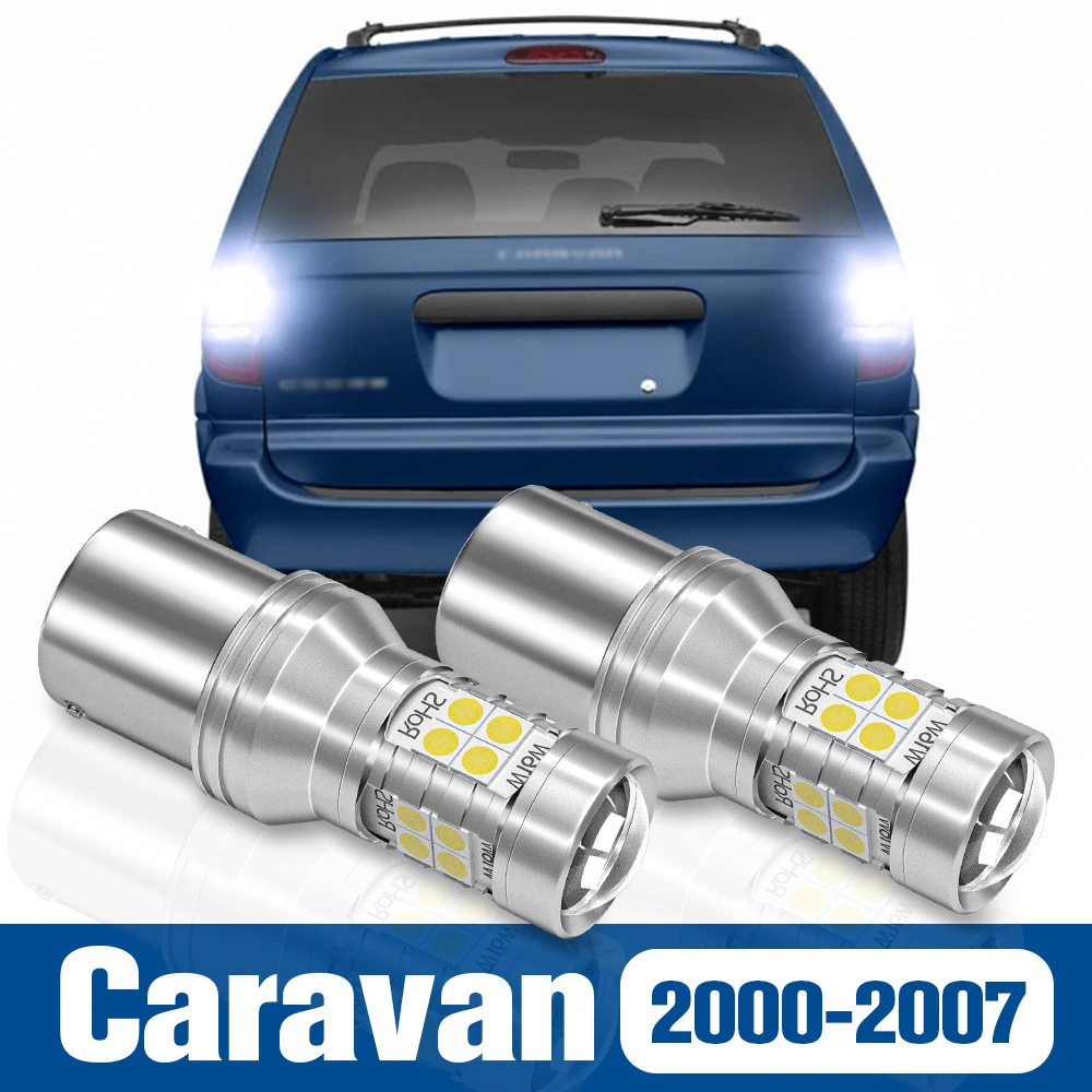 

2pcs LED Reverse Light Back up Lamp Accessories Canbus For Dodge Caravan 2000 2001 2002 2003 2004 2005 2006 2007