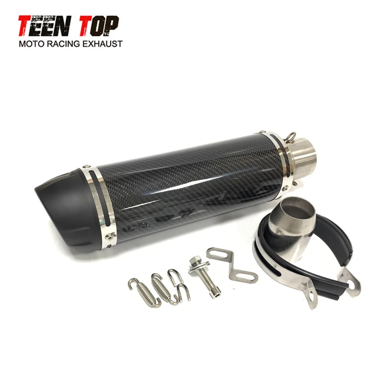 Universal Motorcycle Exhaust Muffler Carbon Fiber Silencer For KTM Duke390 RC390 Duke 690 790 890ADV Silenciador De Escape Moto - Image 5