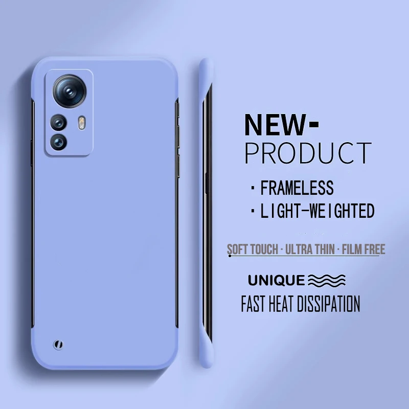 Frameless Hard PC Matte Protective Phone Case - Solid Bumper Shell Cover