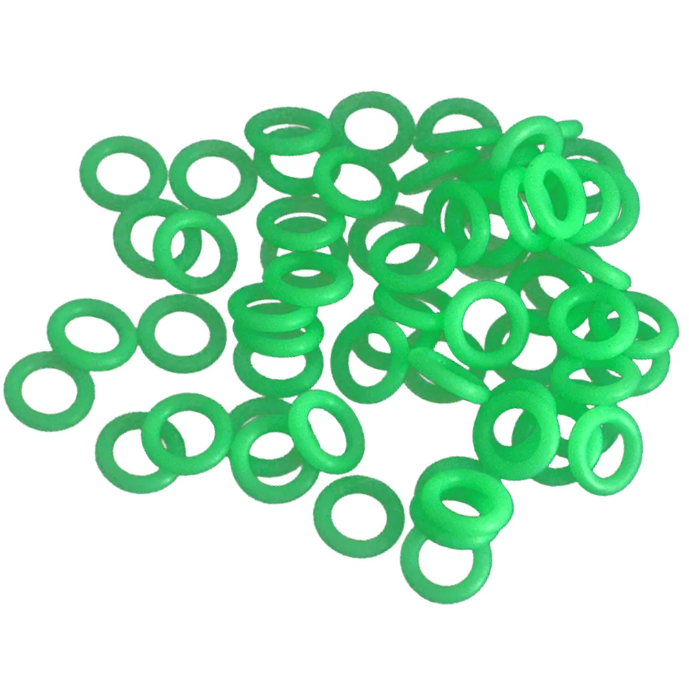 

50 Pcs Ground Nail Luminous Circle Tent Ring Tents Camping Plastic Stake Fluorescent Night Vision Rings Accessories