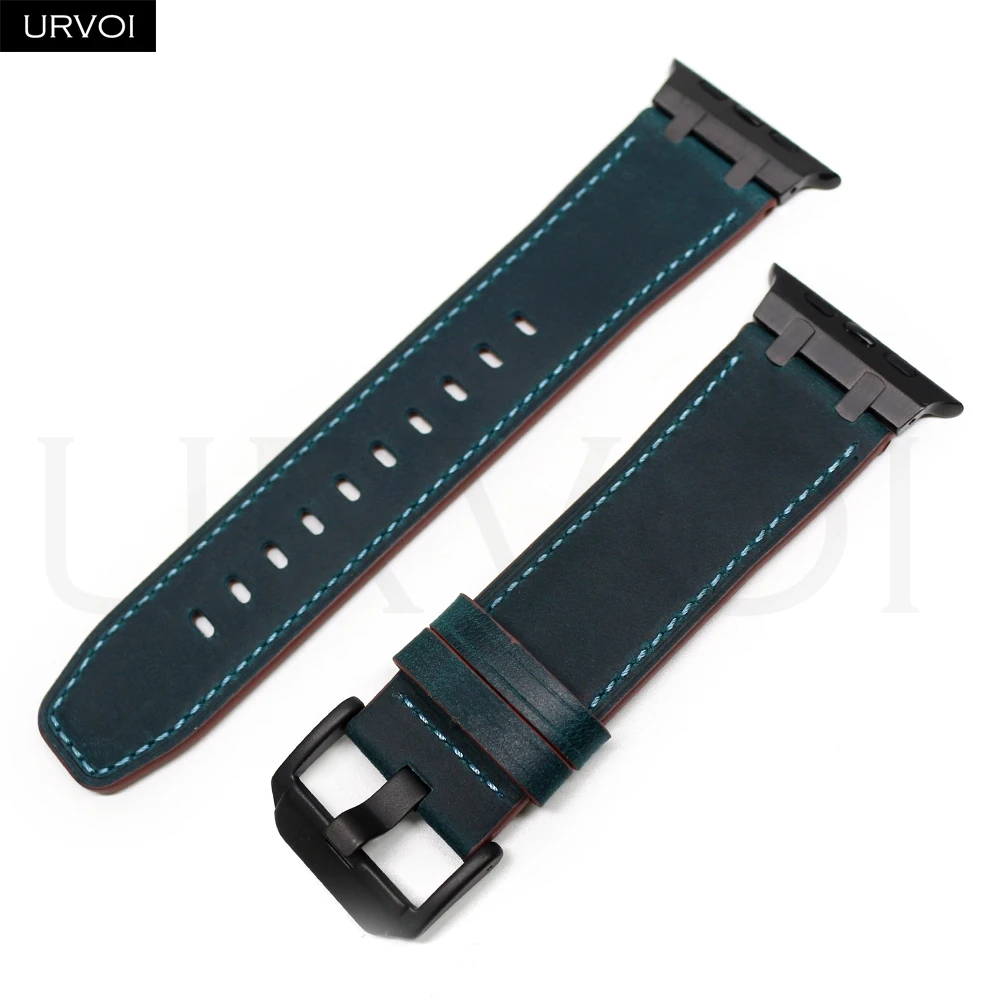 ตัวเลือกสินค้า สายนาฬิกาหนังวินเทจ สำหรับ Apple Watch หลายรุ่น