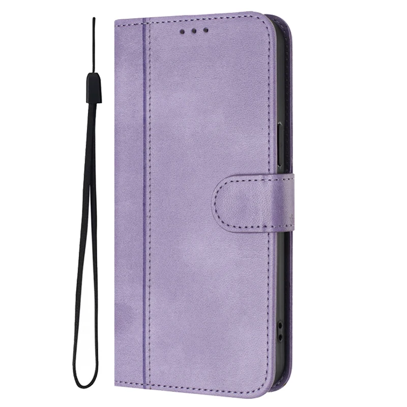 Magnetic Leather Wallet Flip Case with Card Holder - Premium Protective Phone Cover