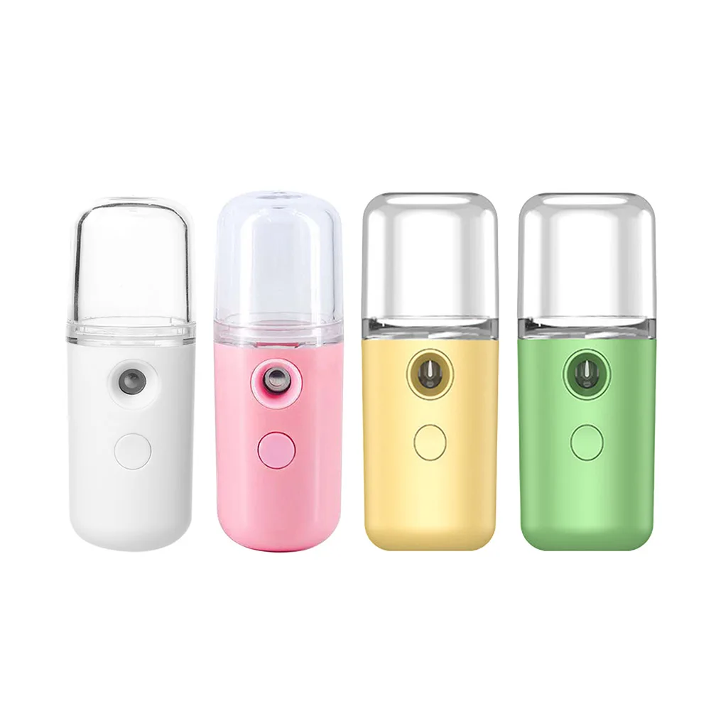 USB 충전식 30ml 나노 페이셜 스티머 미니 뷰티 디바이스 휴대용 수분 스프레이어 속눈썹 연장 및 스킨케어 메이크업용
