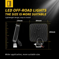 48W 16 Led 12V 24V LED Light Bar Work Light For Car Tractor Boat Truck 4X4 4WD SUV ATV Off Road Car SUV ATV Barra LED Headlights - Image 3