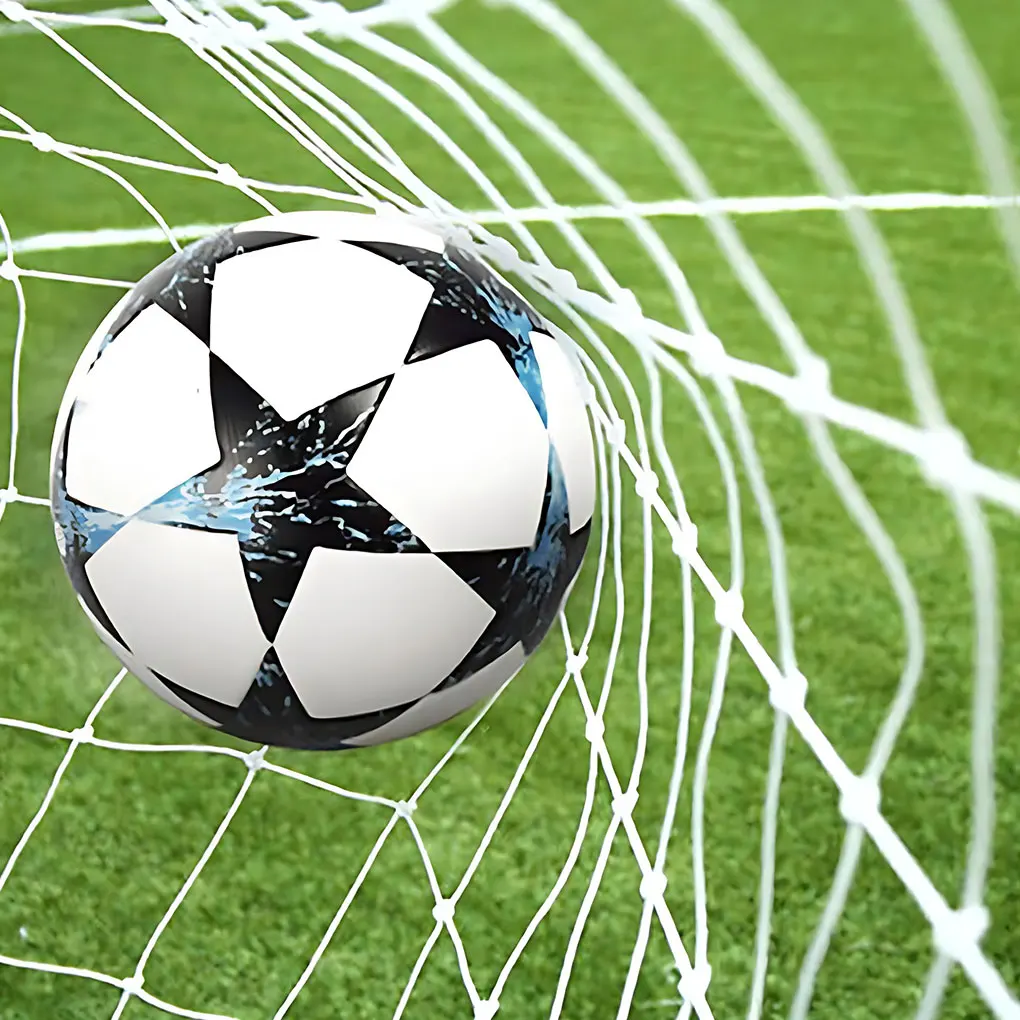 Soccer Goal Net Replacement Football Door School Practice 3.2x1.5x2.1m
