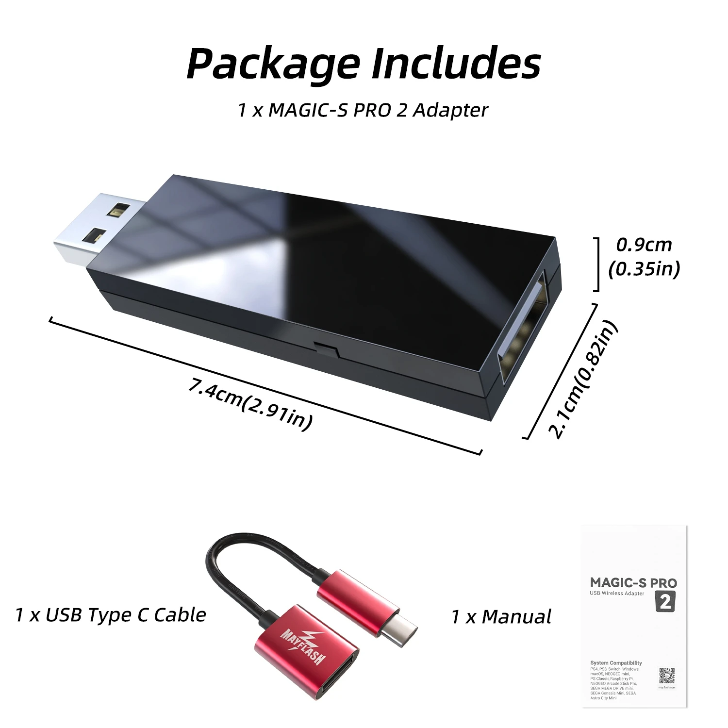 Microsoft Control inalámbrico Xbox One Series S/X con cable USB C