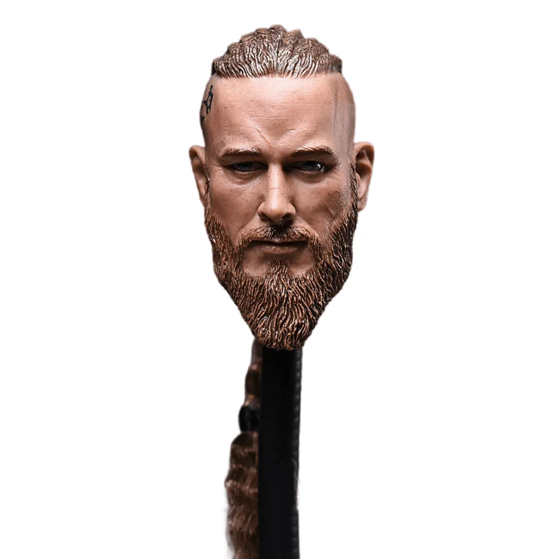 

1/6Scale Head Carving Viking Male Soldier Model PVC Plant Hair Long 12Inch Action Figure Body Doll Toy Collection DIY