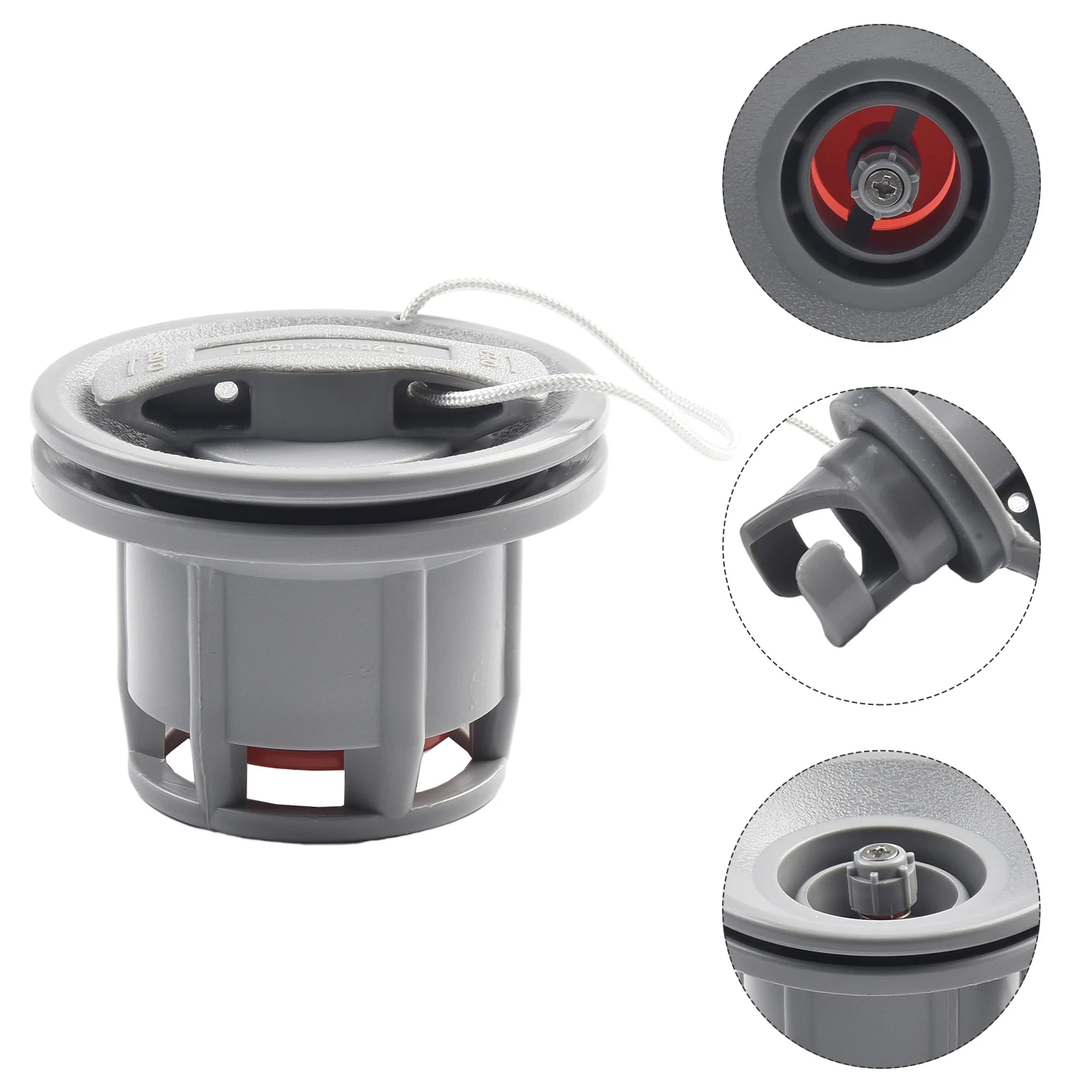 

Inflatable Boat Air Valve Grey 8 Holes Inflatable Boat Raft Dinghy Kayak Canoe Accessorie Air Valve Adapter Cap Surfing Supplies