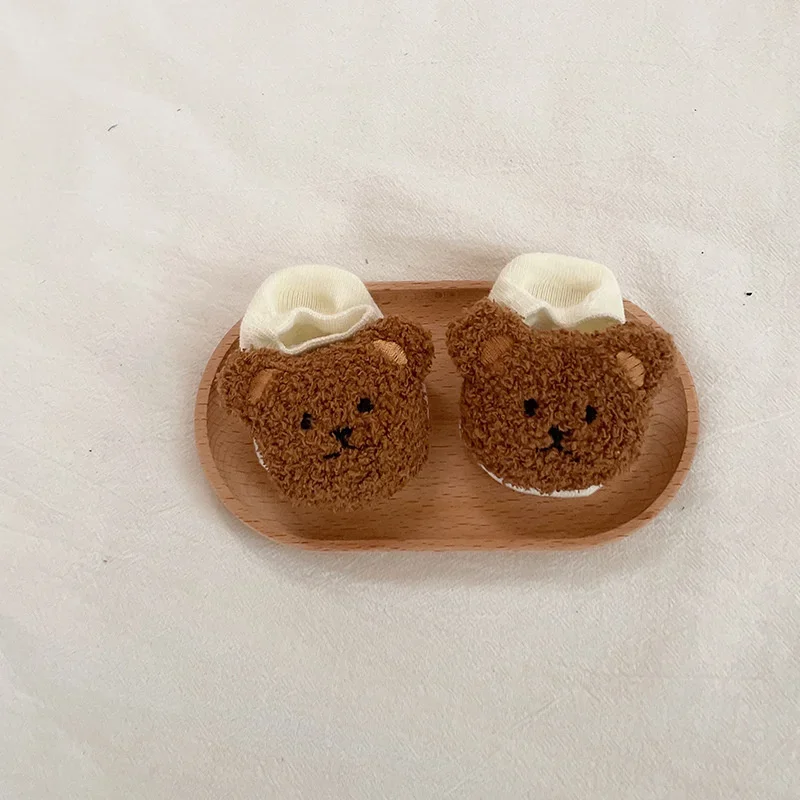 Baby Short Socks Newborn Cartoon Bear Sock Kids Boys Girls