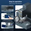 Xwitzeal Q1 Mobile Phone IC Chip Grinding Machine, Desktop Automatic Grinding 26000r/m Rotary Tool Kits for Phone Repair 3
