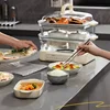 Glass Electric Steamer Multi-Functional Reservation Three-Layer Steaming Integrated Stainless Steel Steam Box Large Capacity 4