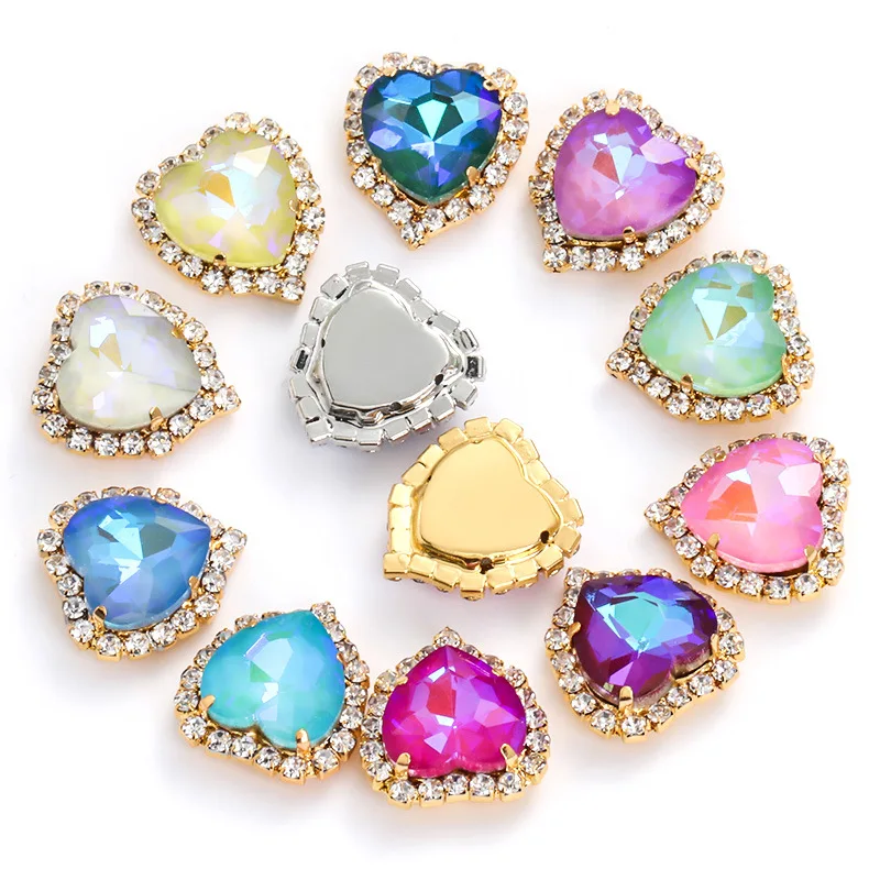 

12mm Mocha Fluorescent Crystal Nail Charms Buckle Glass Rhinestone for Nails Decorations 3D Nail Gems Jewelry