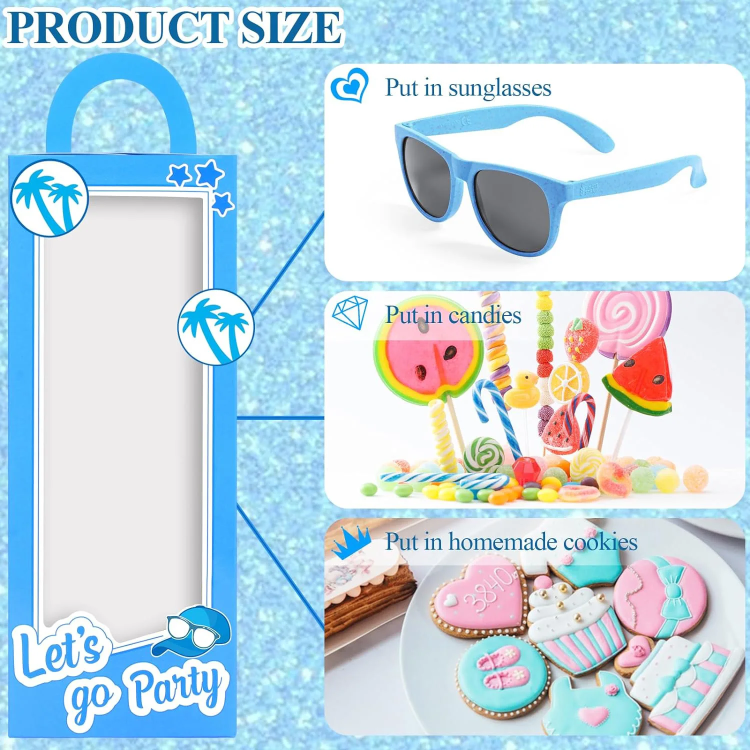 24 Stück heiße rosa blaue Party-Geschenkboxen für Mädchen – Geschenkboxen für Bachelorette-, Geburtstags-, Cowgirl- und Brautparty-Dekorationen – Detail 4