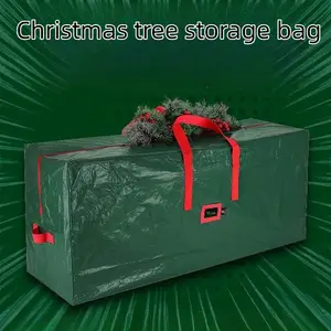 Christmas Gift Wrap Storage Bag Waterproof Underbed Storage Organizer with  Reinforced Handles Xmas Wrapping Paper Storage Box
